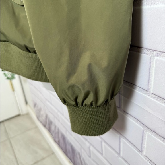 French Connection Olive green bomber jacket/size XL - Picture 8 of 12